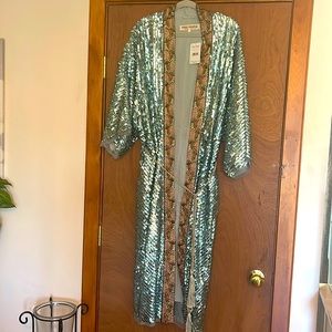 Free People Sequin Duster